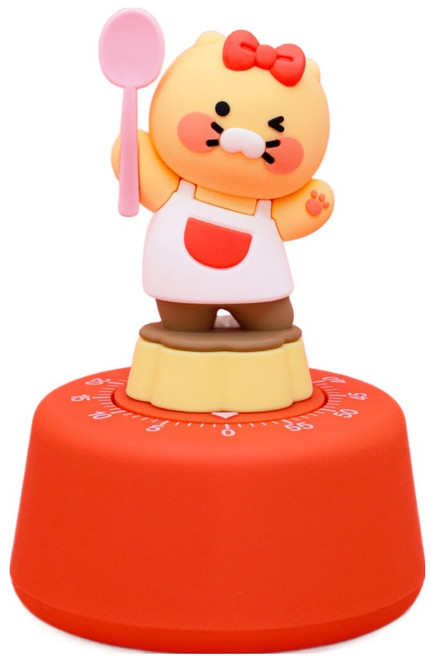KAKAO FRIENDS RC 廚房計時器 春植, 1個, 混合色