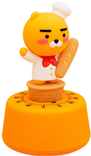 KAKAO FRIENDS RC 廚房計時器 萊恩, 1個, 混合色
