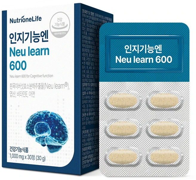 뉴트리원 인지기능엔 뉴런 600 30g, 1개, 30정 - 쿠팡