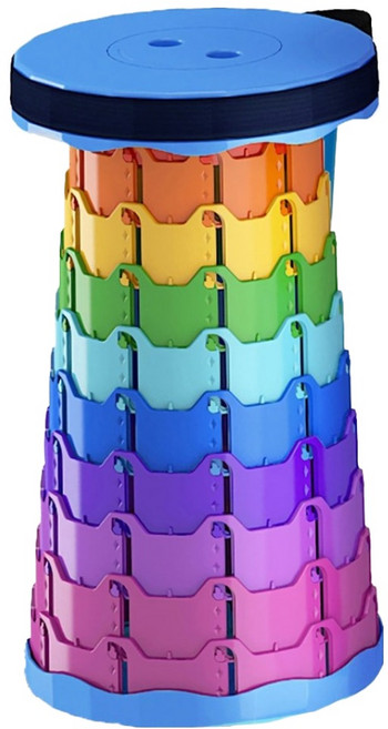 아코디언 의자 OC221, 1개, 레인보우 블루