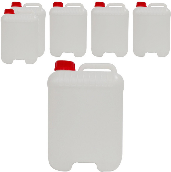 대경 HM 적색캡 PE용기, 6개, 10L