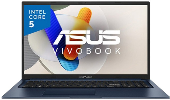 에이수스 2025 비보북 17 코어5 인텔 14세대, 콰이어트 블루, X1704VA-AU1041, 512GB, 16GB, Free DOS