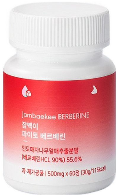 Jambaekee Phyto 小檗鹼歐洲小檗萃取物 60p, 30g, 1個