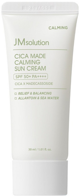 제이엠솔루션 시카 마데 카밍 진정 선크림 SPF50+ PA++++, 1개, 30ml