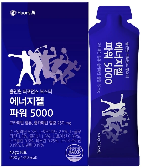 휴온스 에너지젤 파워 5000, 400g, 1개 - 쿠팡