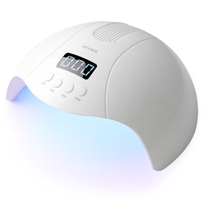 아이리버 올인원 99초 저열 모드 스마트센서 고출력 UV LED 듀얼 젤네일 램프 IYL-200, 1개