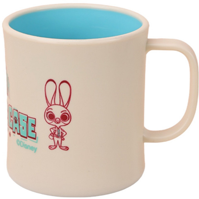 릴팡 주토피아2 키요 더블컬러 컵, 베이지, 1개, 300ml