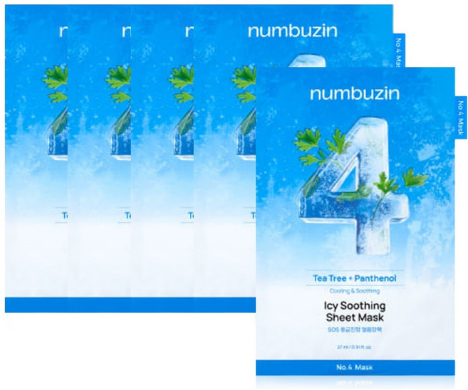 넘버즈인 4번 SOS 응급진정 얼음장팩, 1개입, 5개