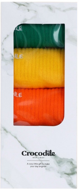 크로커다일 여성용 스포츠 양말 3종 + 캐주얼 양말 2종 선물세트