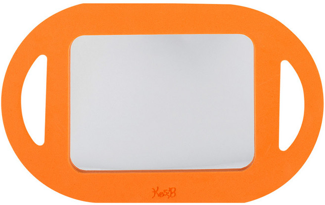 캐스비 아동용 플레이 샤이니 안전거울, 주황, 1개