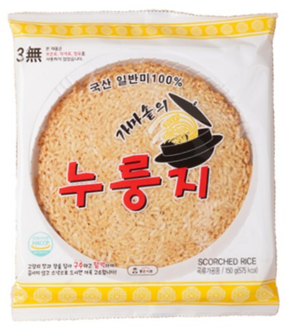 참좋은식품 국내산 가마솥의 누룽지, 150g, 15개