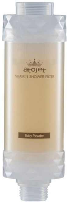 atojet 維他命沐浴過濾器, 1個, 寶寶香