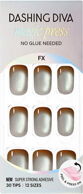 데싱디바 매직프레스 네일팁 세트, 1세트, 스머지 세이지