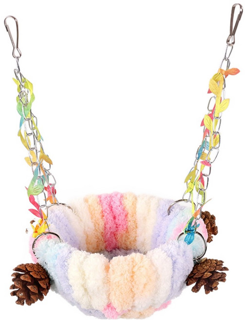 칠시 앵무새 포근한 흔들 침대, 레인보우, 1개