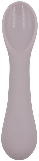 모두아이 유아용 실리콘 이유식 조랭이 스푼, 라벤더, 1개