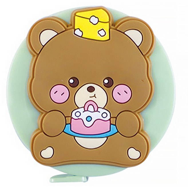 珠友文化 立體小動物捲尺 BU-02069 款式隨機 5 x 5 x 1.1cm, 1個, 150cm