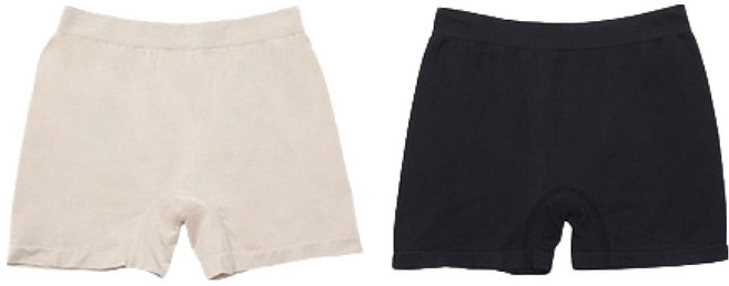 피치스킨 여성용 텐셀 심리스 드로즈 팬티 2p