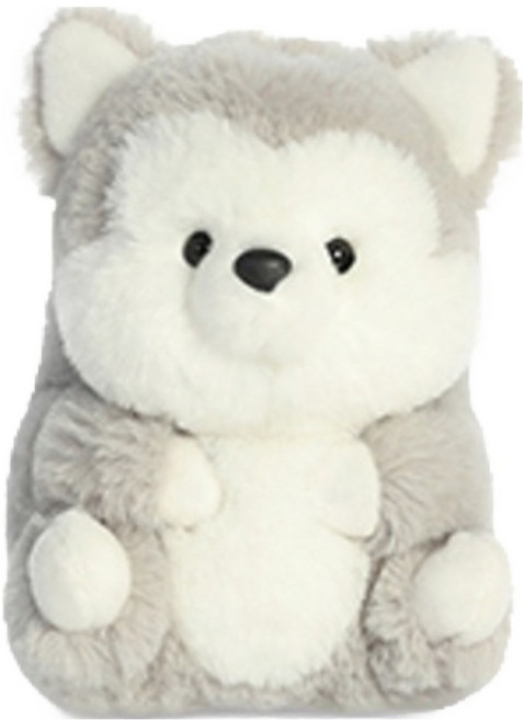 AURORA World Rolly Pet 玩偶, 哈士奇, 1個, 14cm