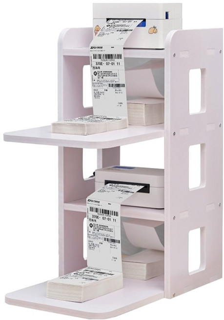 BenF Home 공간절약 라벨 송장 4단 보관 스탠드 데스크 정리대, 1개