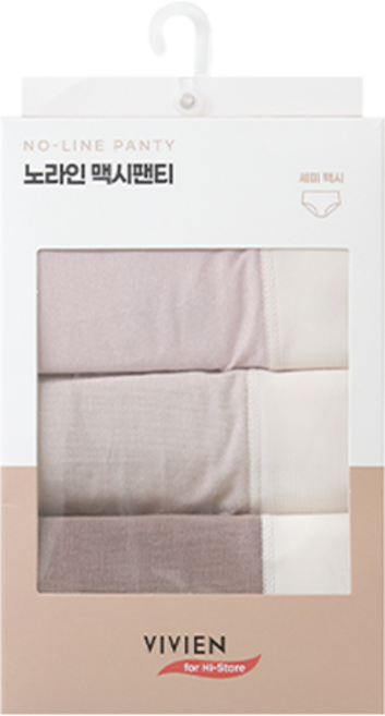 비비안 여성용 노라인 맥시 팬티 3종 세트