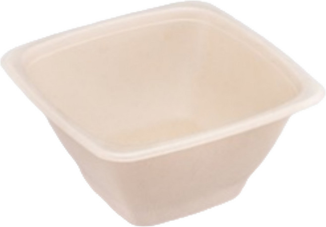 Me&MyWay 超大容量包裝用一次性紙質方碗 1.19kg + PET蓋組合, 25套