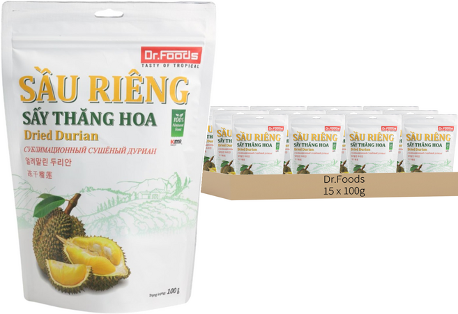 Dr.Foods 榴槤乾, 15個, 100g