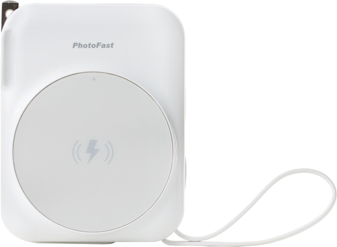 PhotoFast 銀箭資訊 AllDay充 多功能行動電源 10000mAh Type-C 1個, 白色, MUTICHARGETHIRD