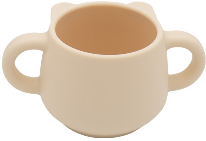 블루마마 모두아이 곰돌이컵, 피치, 1개, 250ml