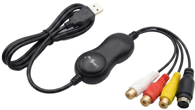 랜스타 USB 비디오 캡쳐보드 이지캡처 VHS 비디오테이프 변환기, 1개, LS-USB2.0-DVRUVC