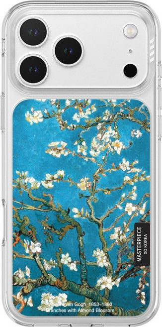 MOLAN CANO 水晶 MagSafe 透明名畫 花與樹設計手機殼