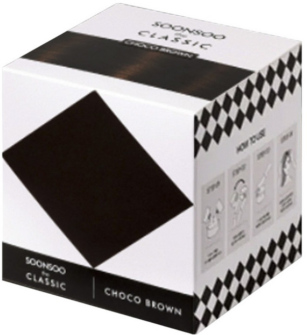 soonsoo 더 클래식 염모제, 초코 브라운, 1개