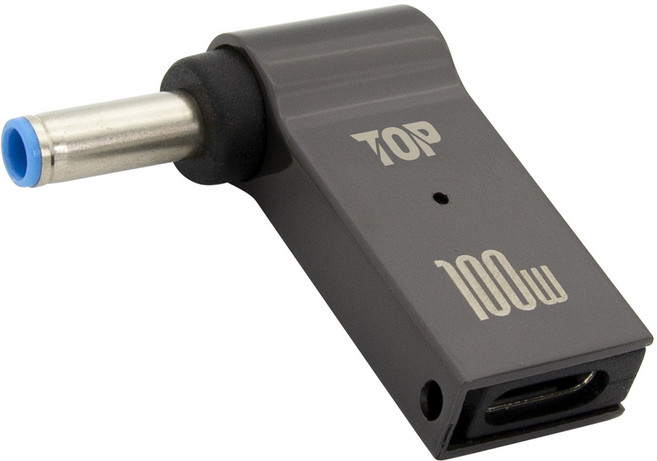 에이치디탑 USB C타입 DC 변환 100W 노트북 충전 젠더 4.5 x 3 mm, HT-CL023