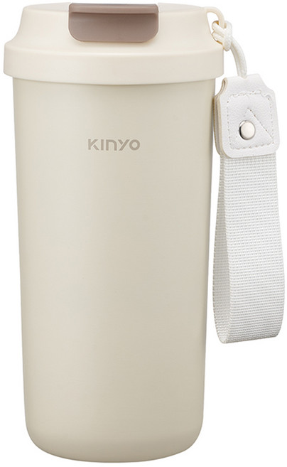 Kinyo 撞色保溫咖啡杯 KIM352MT, 燕麥奶茶, 1個, 500ml
