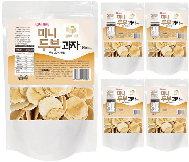 SWEET YOUNG 迷你豆腐餅乾, 180g, 5個