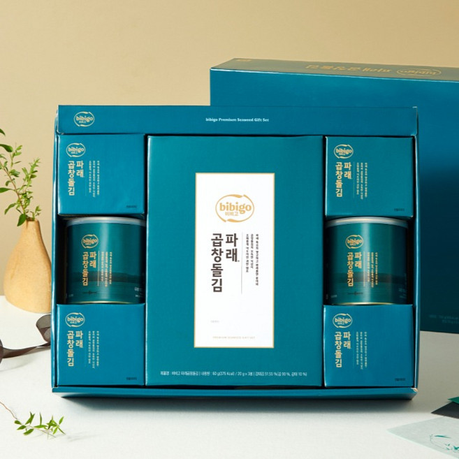 비비고 파래곱창돌김 혼합1호 선물세트, 1세트