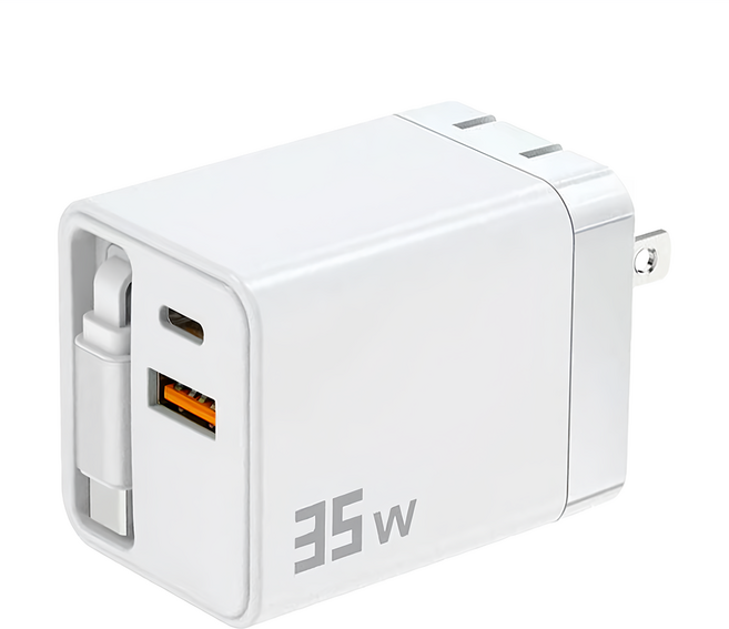 UTA 摺疊電源供應器 IC15, 白色, 1個