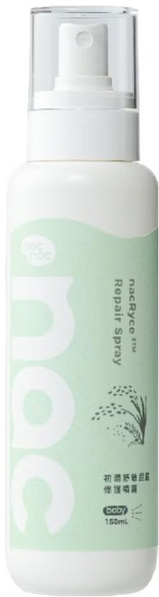 nac nac 初潤舒敏屁屁噴霧, 1個, 150ml