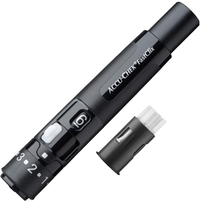 아큐첵 패스트클릭스 채혈기 + 드럼 세트, 1세트