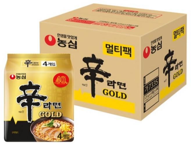 신라면 골드 125g, 32개