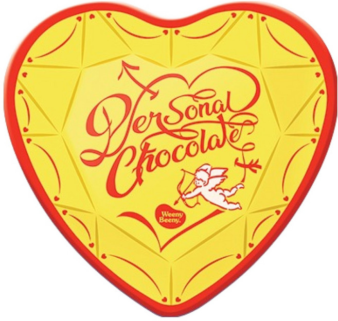 위니비니 퍼스널초콜릿틴 옐로, 74g, 1개