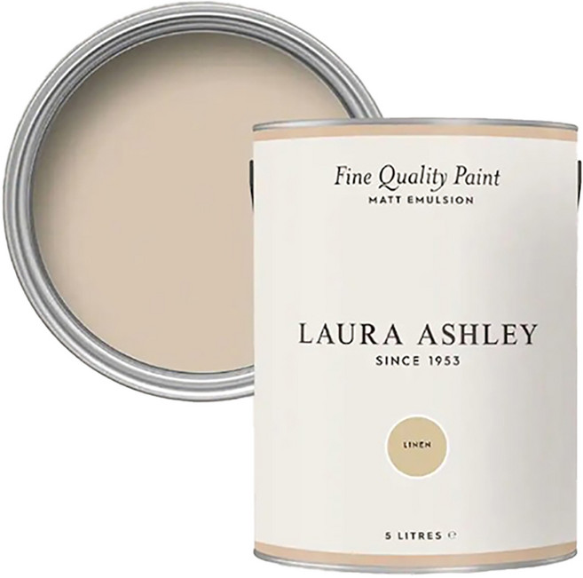 로라애슐리 실내용 매트 에멀전 페인트, Linen, 1개, 5L