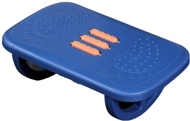 세레보 흔들지압 책상 발받침대, 파랑 + 주황