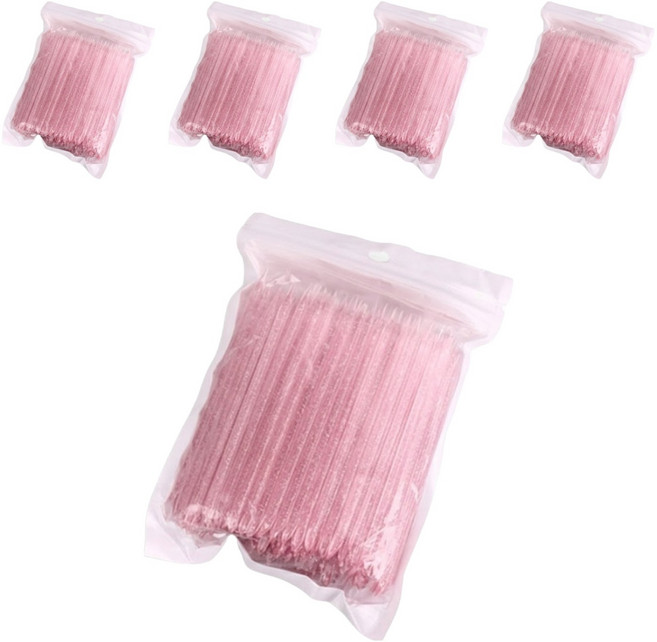 라몽 일회용 핑크 네일 푸셔 큐티클케어 스틱 50p, 5개, 95mm