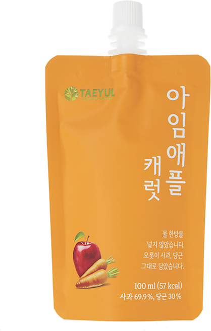 IMAPPLE 貝兒 NFC 蘋果紅蘿蔔汁, 1包, 100ml