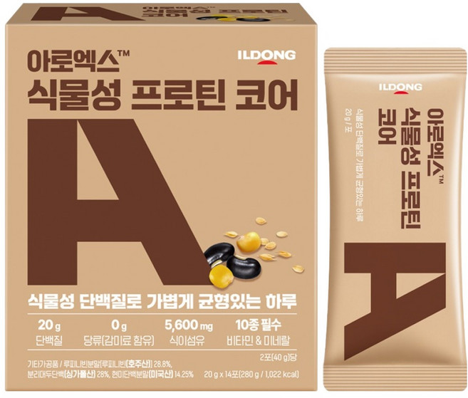 Arox 植物性蛋白質核心 14入, 280g, 1個