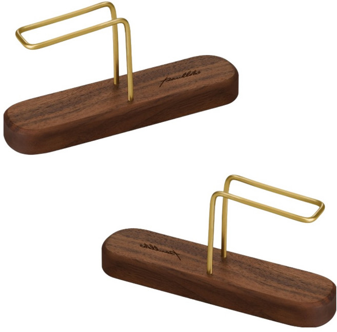 폴롭스 커피필터 거치대, 원목, 2개