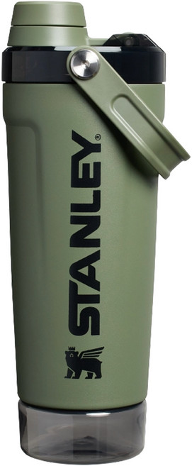 STANLEY 台灣公司貨 SHAKER系列 手提搖搖杯, 軍綠色, 1個, 0.59L