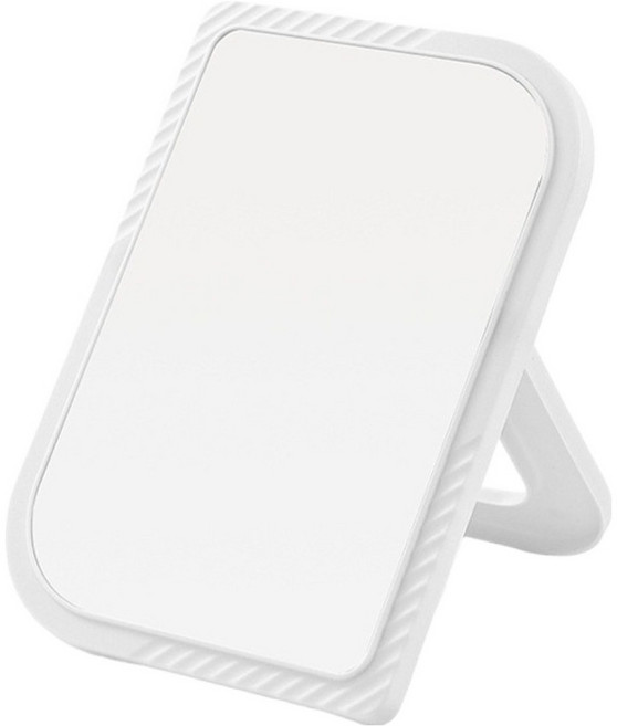 세레보 접이식 벽걸이형 화장대 탁상거울, 화이트