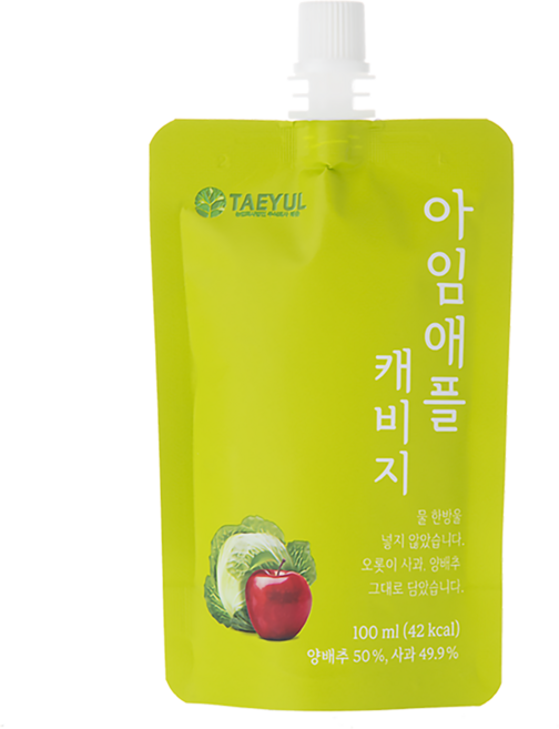 IMAPPLE 貝兒 NFC 蘋果高麗菜汁, 1包, 100ml