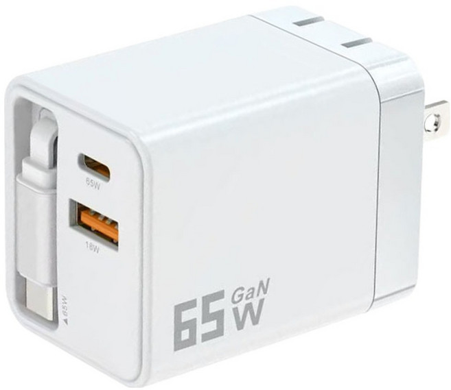 UTA 摺疊電源供應器 IC13, 白色, 1個